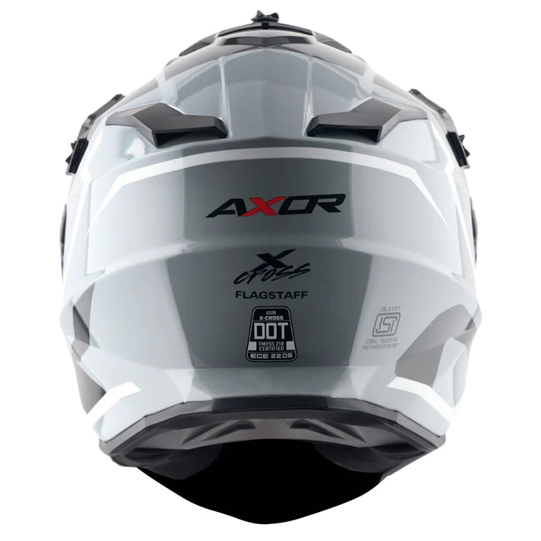 X-Cross Dual Visor Flagstaff Helmet (grey/blk)