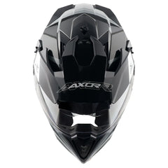 X-Cross Dual Visor Flagstaff Helmet (grey/blk)