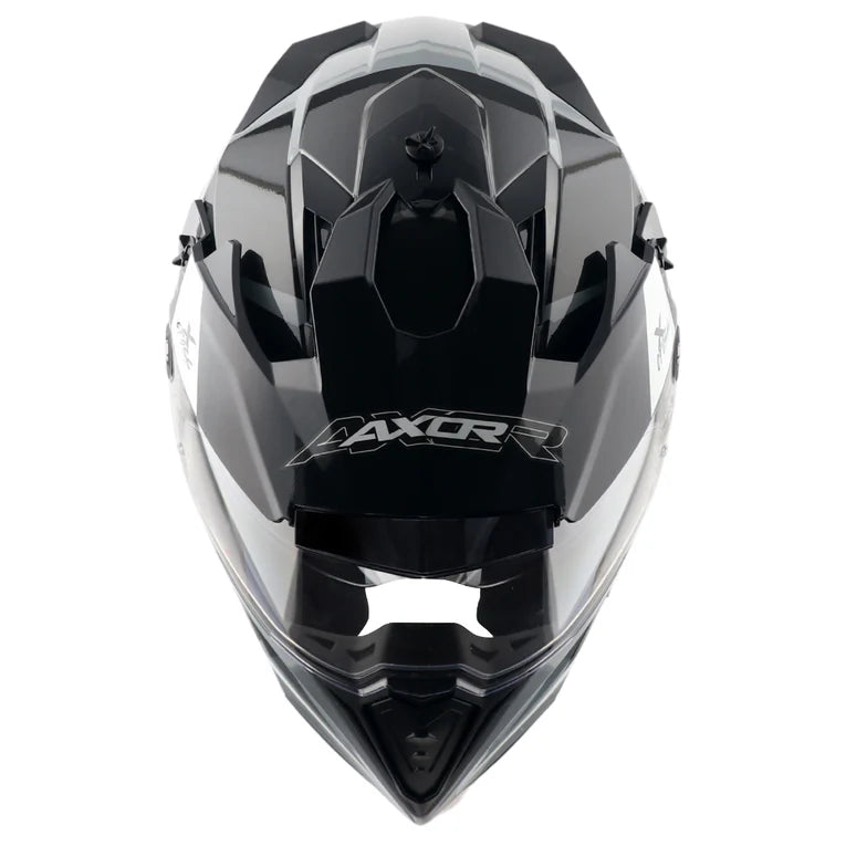 X-Cross Dual Visor Flagstaff Helmet (grey/blk)