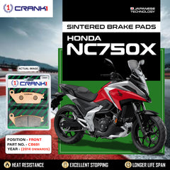Sintered Brake Pads For Honda NC750X (2014 Onwards) - Front - CB691 - 1 Set