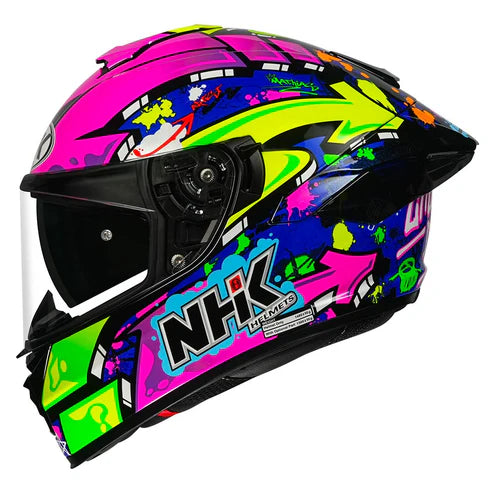 NHK K5R Tamburini Black Blue Glossy