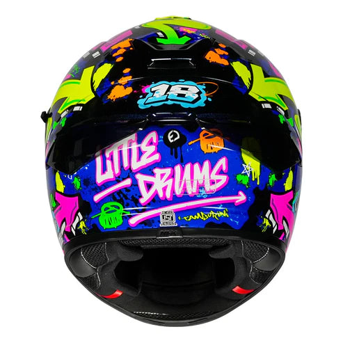 NHK K5R Tamburini Black Blue Glossy