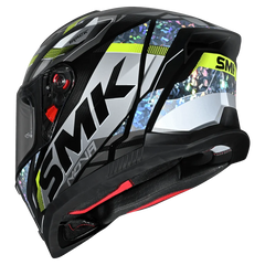 SMK Nova Track Crystal Chrome Helmet GL264