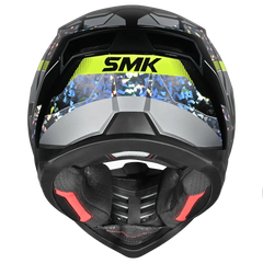 SMK Nova Track Crystal Chrome Helmet GL264