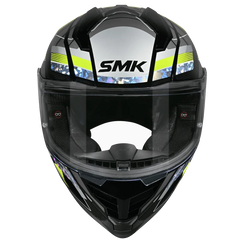 SMK Nova Track Crystal Chrome Helmet GL264