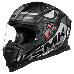 SMK Nova Track Matt Grey Helmet MA266