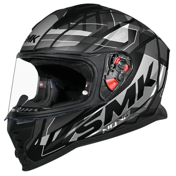 SMK Nova Track Matt Grey Helmet MA266