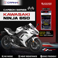 Carbon Brake Pads For Kawasaki Ninja 650 (2017 Onwards) - Rear - CFB471 - 1 Set