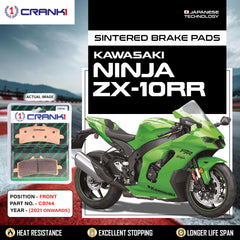 Sintered Brake Pads For Kawasaki Ninja ZX-10RR (2021 Onwards) - Front - CB744 - 2 Sets