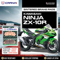Sintered Brake Pads For Kawasaki Ninja ZX-10R (2016-2020) - Front - CB744 - 2 Sets