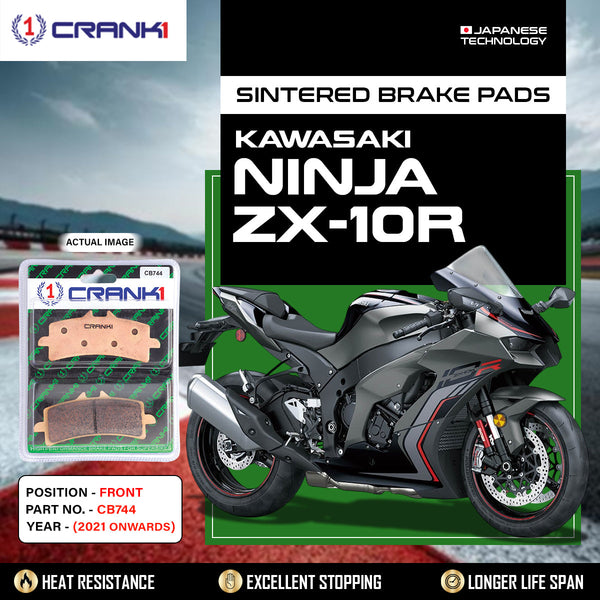 Sintered Brake Pads For Kawasaki Ninja ZX-10R (2021 Onwards) - Front - CB744 - 2 Sets
