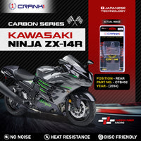 Carbon Brake Pads For Kawasaki Ninja ZX-14R (2014) - Rear - CFB452 - 1 Set