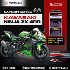 Carbon Brake Pads For Kawasaki Ninja ZX-4RR (2024) - Front - CFB973 - 2 Sets