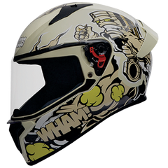 THUNDER PISTON D10 DECOR WITH SPOILER WITH EXTRA TINTED VISOR