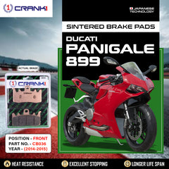 Sintered Brake Pads For Ducati Panigale 899 (2014-2015) - Front - CB036 - 2 Sets