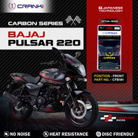 Carbon Brake Pads For Bajaj Pulsar 220 - Front - CFB181 - 1 Set