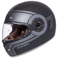 SMK RETRO SEVEN GLOSSY BL/GREY HELMET GL260