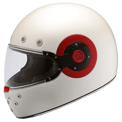 SMK RETRO SOLID WHITE HELMET GL130