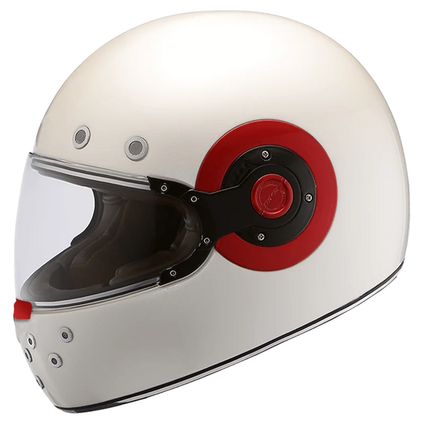 SMK RETRO SOLID WHITE HELMET GL130