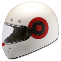 SMK RETRO SOLID WHITE HELMET GL130