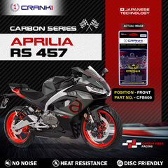 Carbon Brake Pads For Aprilia RS 457 - Front - CFB606 - 1 Set