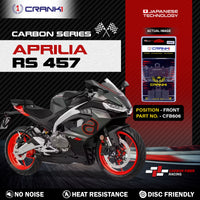 Carbon Brake Pads For Aprilia RS 457 - Front - CFB606 - 1 Set