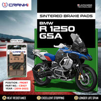 Sintered Brake Pads For BMW R 1250 GSA (2019-2023) - Front - CB427 - 2 Sets Required