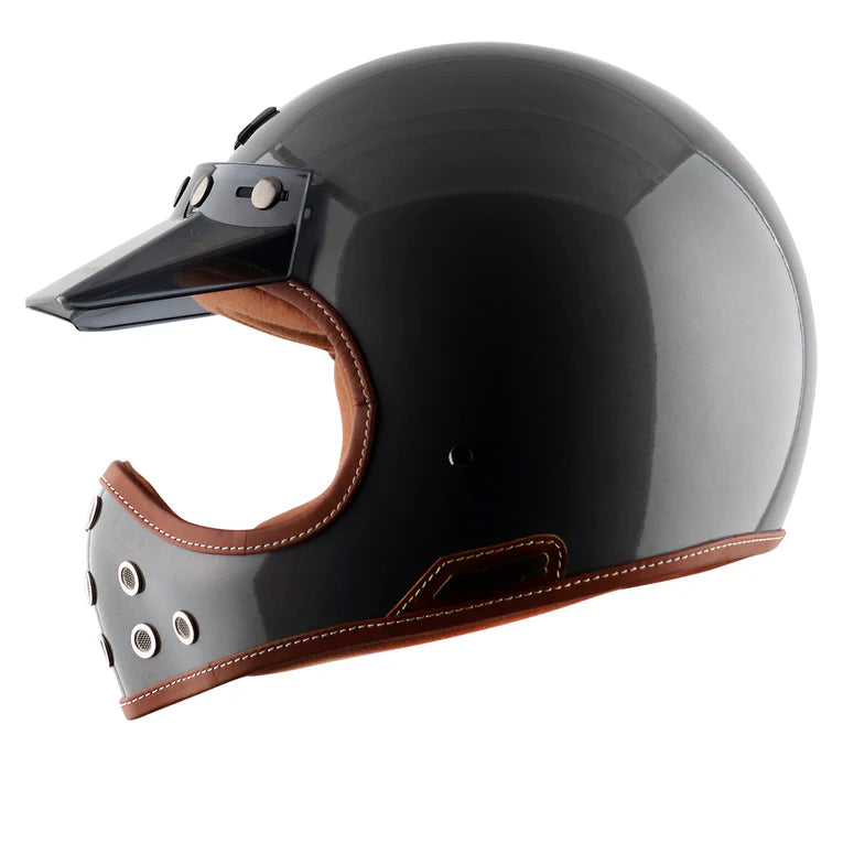 Axor Retro Moto-X Helmet (GL.GREY)