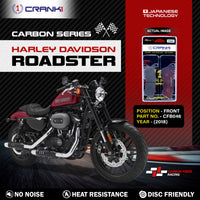 Carbon Brake Pads For Harley Davidson Roadster (2018) - Front - CFB046 - 2 Sets
