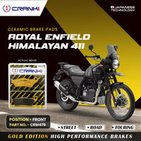 Ceramic Brake Pads For Royal Enfield Himalayan 411- Front - CRM479 - 1 Set