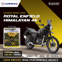 Ceramic Brake Pads For Royal Enfield Himalayan 411 - Rear - CRM359 - 1 Set