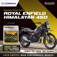 Ceramic Brake Pads For Royal Enfield Himalayan 450 (2023-2026) - Front - CRM859 - 1 Set