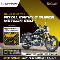 Ceramic Brake Pads For Royal Enfield Super Meteor 650 - Rear - CRM479 - 1 Set