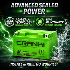Battery For Triumph Thruxton 900 (2003-2025) - CB12-BS - Factory Activated