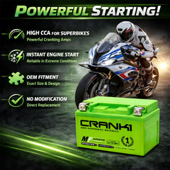 Battery For BMW F 900 XR (2020-2025) - CB12-BS - Factory Activated