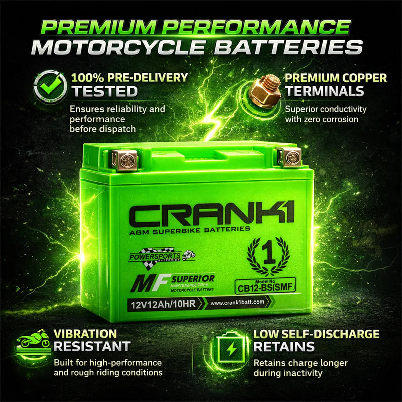Battery For Kawasaki Z H2 (2022-2025) - CB10S - Factory Activated