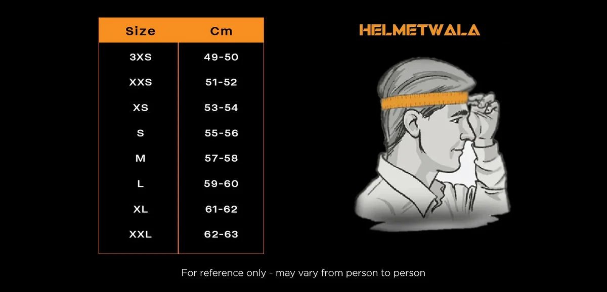 Helmet Size Guide