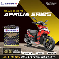 Ceramic Brake Pads For Aprilia SR125 - Front - CRM063 - 1 Set