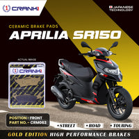 Ceramic Brake Pads For Aprilia SR150 - Front - CRM063 - 1 Set