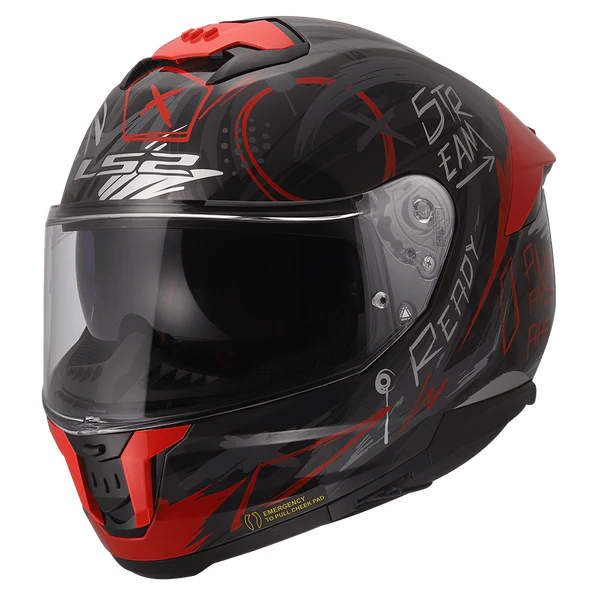 FF320 STREAM II SCRATCHES BLACK RED