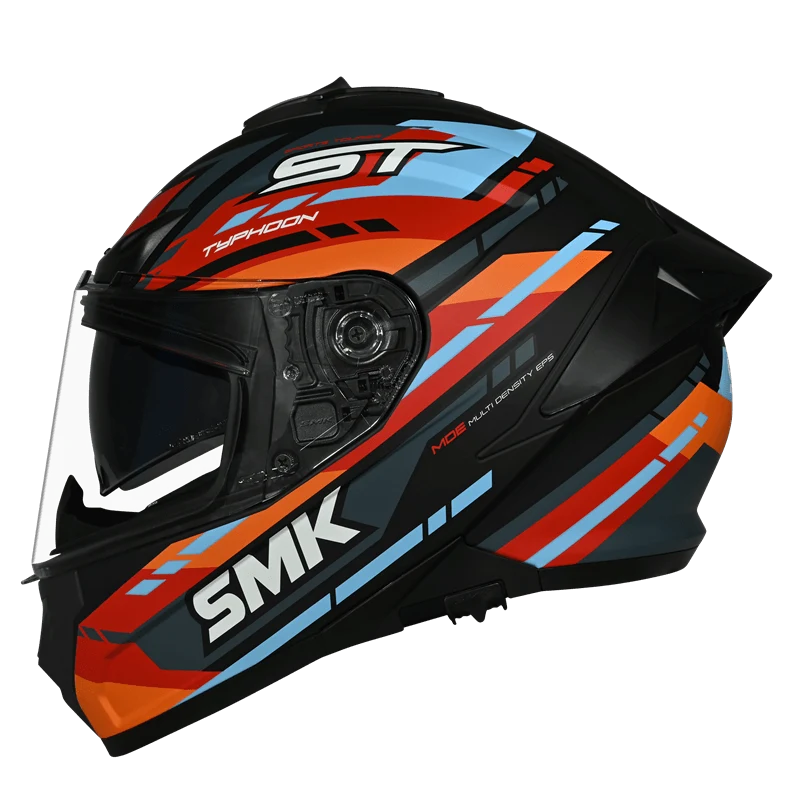 SMK Typhoon Sports Tourer Grey Multi Helmet GL275