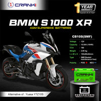 Battery For BMW S 1000 XR (2010-2025) - CB10S - Factory Activated