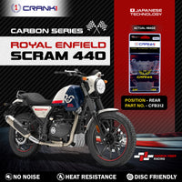 Carbon Brake Pads For Royal Enfield Scram 440 - Rear - CFB312 - 1 Set