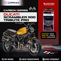 Carbon Brake Pads For Ducati Scrambler 1100 Tribute Pro (2022-2023) - Rear - CFB312 - 1 Set