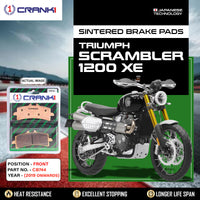 Sintered Brake Pads For Triumph Scrambler 1200 XE (2019 Onwards) - Front - CB744 - 2 Sets
