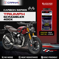 Carbon Brake Pads For Triumph Scrambler 400X - Rear - CFB312 - 1 Set