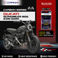 Carbon Brake Pads For Ducati Scrambler 800 Icon Dark (2019 Onwards) - Rear - CFB312 - 1 Set
