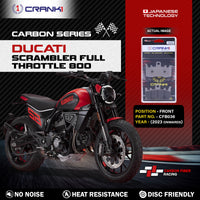 Carbon Brake Pads For Ducati Scrambler Full Throttle 800 (2023 Onwards) - Front - CFB036 - 2 Sets