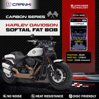 Carbon Brake Pads For Harley Davidson Softail Fat Bob (2018 Onwards) - Rear - CFB017 - 1 Set