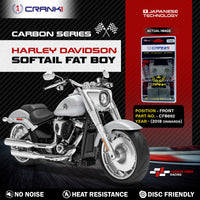 Carbon Brake Pads For Harley Davidson Softail Fat Boy (2018 Onwards) - Front - CFB692 - 1 Set